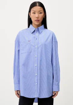 Tommy Jeans camasa pentru femei, din bumbac imagine
