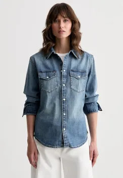 Tommy Jeans camasa pentru femei din denim imagine