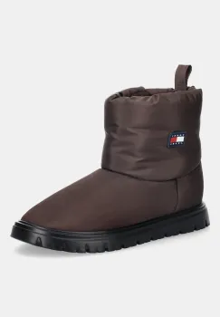Tommy Jeans cizme de iarna TJW SNOW BOOT culoarea maro, EN0EN02823 imagine