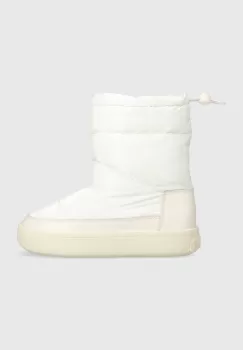 Tommy Jeans cizme de iarna TJW WINTER BOOT culoarea alb, EN0EN02252 imagine