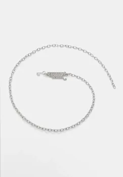 Tommy Jeans curea culoarea argintiu, AW0AW18264 imagine