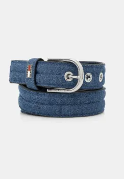 Tommy Jeans curea culoarea bleumarin, AW0AW18046 imagine