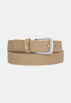 Tommy Jeans curea de piele culoarea verde, AW0AW17586 imagine