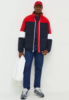 Tommy Jeans geaca barbati, culoarea albastru marin, de iarna, oversize imagine