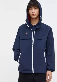 Tommy Jeans geaca barbati, culoarea albastru marin, de tranzitie imagine