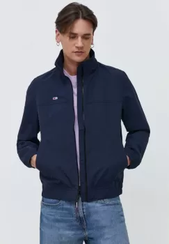 Tommy Jeans geaca barbati, culoarea albastru marin, de tranzitie imagine