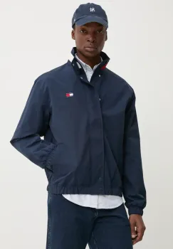 Tommy Jeans geaca barbati, culoarea albastru marin, de tranzitie, oversize, DM0DM20900 imagine