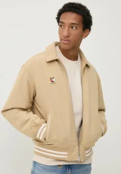 Tommy Jeans geaca barbati, culoarea bej, de tranzitie, DM0DM19626 imagine