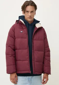 Tommy Jeans geaca barbati, culoarea bordo, de iarna, DM0DM20003 imagine