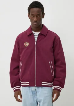 Tommy Jeans geaca barbati, culoarea bordo, de tranzitie, DM0DM19626 imagine