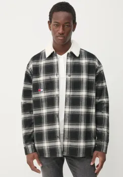 Tommy Jeans geaca barbati, culoarea negru, de tranzitie, DM0DM20241 imagine