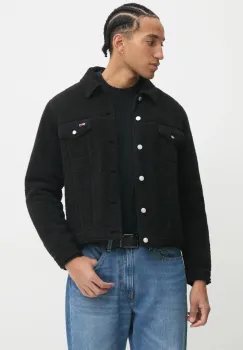 Tommy Jeans geaca barbati, culoarea negru, de tranzitie, DM0DM21093 imagine