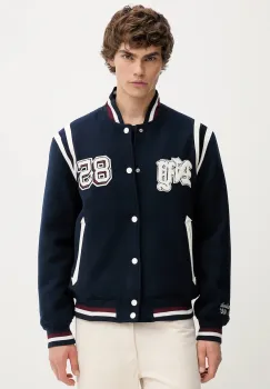 Tommy Jeans geaca bomber culoarea bleumarin, de iarna, DM0DM22043 imagine