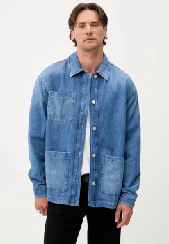 Tommy Jeans geaca cu aspect de camasa de tranzitie, DM0DM21241 imagine