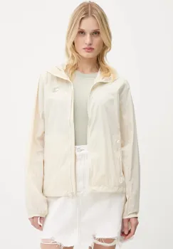 Tommy Jeans geaca culoarea bej, de tranzitie, DW0DW21188 imagine