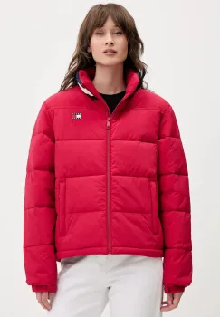 Tommy Jeans geaca culoarea bordo, de iarna, DW0DW21621 imagine