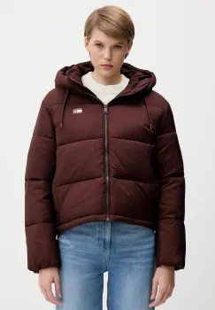 Tommy Jeans geaca culoarea maro, de iarna, DW0DW21625 imagine