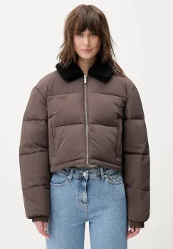 Tommy Jeans geaca culoarea maro, de iarna, DW0DW22049 imagine