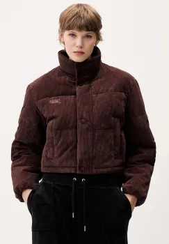 Tommy Jeans geaca culoarea maro, de iarna, oversize, DW0DW21658 imagine