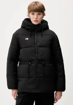 Tommy Jeans geaca culoarea negru, de iarna, oversize, DW0DW21626 imagine