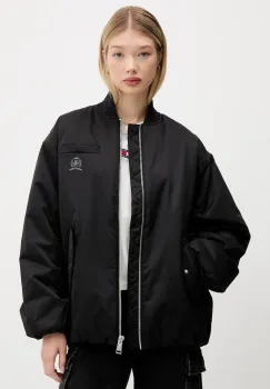Tommy Jeans geaca culoarea negru, de iarna, oversize, DW0DW21629 imagine