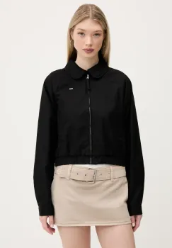 Tommy Jeans geaca culoarea negru, de tranzitie, DW0DW20403 imagine