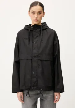 Tommy Jeans geaca culoarea negru, de tranzitie, oversize, DW0DW20231 imagine