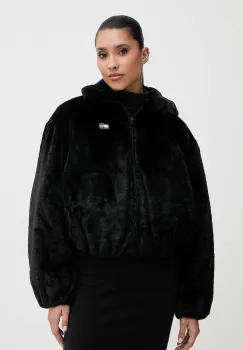 Tommy Jeans geaca culoarea negru, de tranzitie, oversize, DW0DW21669 imagine