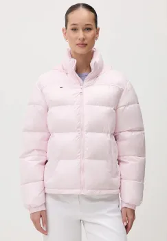 Tommy Jeans geaca culoarea roz, de iarna, DW0DW22039 imagine