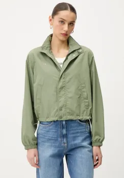 Tommy Jeans geaca culoarea verde, de tranzitie, oversize, DW0DW20439 imagine