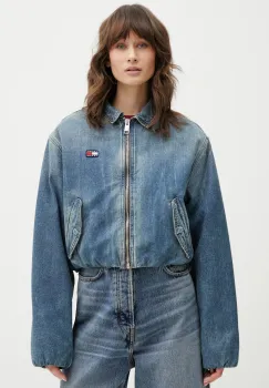 Tommy Jeans geaca de blugi din bumbac de tranzitie, DW0DW21982 imagine