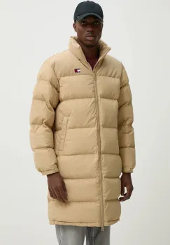 Tommy Jeans geaca de puf barbati, culoarea bej, de iarna, DM0DM20605 imagine