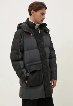 Tommy Jeans geaca de puf barbati, culoarea negru, de iarna, DM0DM19999 imagine