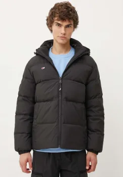 Tommy Jeans geaca de puf barbati, culoarea negru, de iarna, oversize, DM0DM19786 imagine