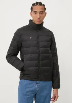 Tommy Jeans geaca de puf barbati, culoarea negru, de tranzitie, DM0DM20658 imagine