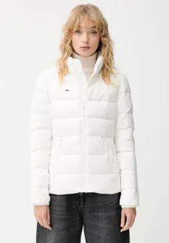 Tommy Jeans geaca de puf culoarea alb, de iarna, DW0DW21618 imagine