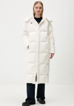 Tommy Jeans geaca de puf culoarea alb, de iarna, DW0DW21977 imagine