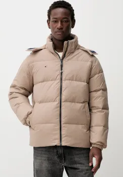 Tommy Jeans geaca de puf culoarea alb, de iarna, oversize, DM0DM19786 imagine