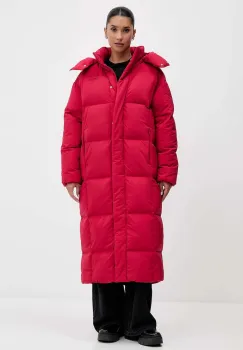 Tommy Jeans geaca de puf culoarea bordo, de iarna, DW0DW21977 imagine