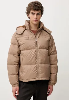 Tommy Jeans geaca de puf culoarea maro, de iarna, DM0DM22036 imagine