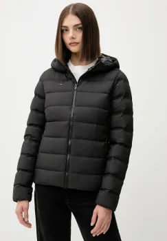 Tommy Jeans geaca de puf culoarea negru, de iarna, DW0DW21617 imagine