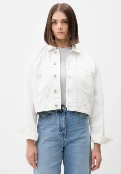 Tommy Jeans geaca de tranzitie de femei din bumbac imagine