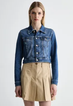 Tommy Jeans geaca de tranzitie pentru femei din denim imagine