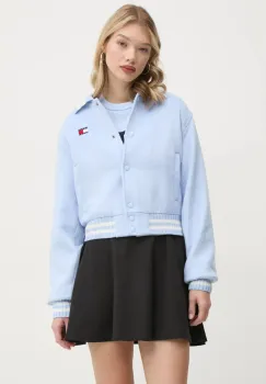 Tommy Jeans geaca din amestec de lana de tranzitie, oversize, DW0DW20165 imagine