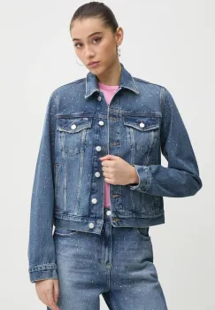Tommy Jeans geaca din denim femei, de tranzitie, DW0DW19781 imagine