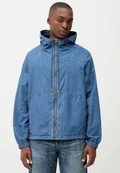 Tommy Jeans geaca jeans culoarea bleumarin, de tranzitie, oversize, DM0DM21243 imagine