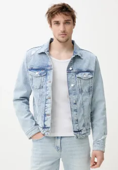 Tommy Jeans geaca jeans de tranzitie, DM0DM21050 imagine