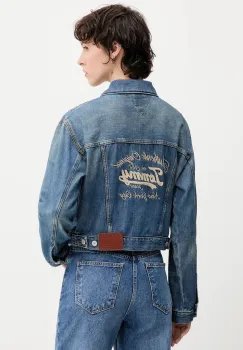 Tommy Jeans geaca jeans de tranzitie, DW0DW21061 imagine