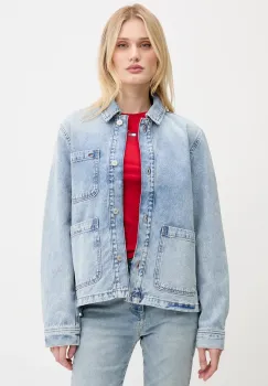 Tommy Jeans geaca jeans de tranzitie, DW0DW21411 imagine