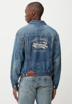 Tommy Jeans geaca jeans de tranzitie, oversize, DM0DM21724 imagine